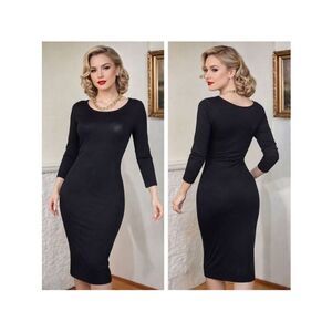 Sexy Bodycon Little Black Dress LBD